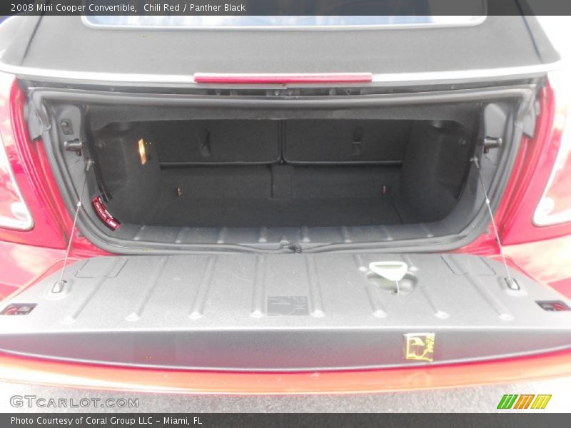 Chili Red / Panther Black 2008 Mini Cooper Convertible