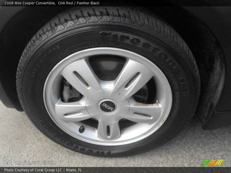 Chili Red / Panther Black 2008 Mini Cooper Convertible