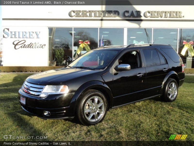 Black / Charcoal Black 2008 Ford Taurus X Limited AWD