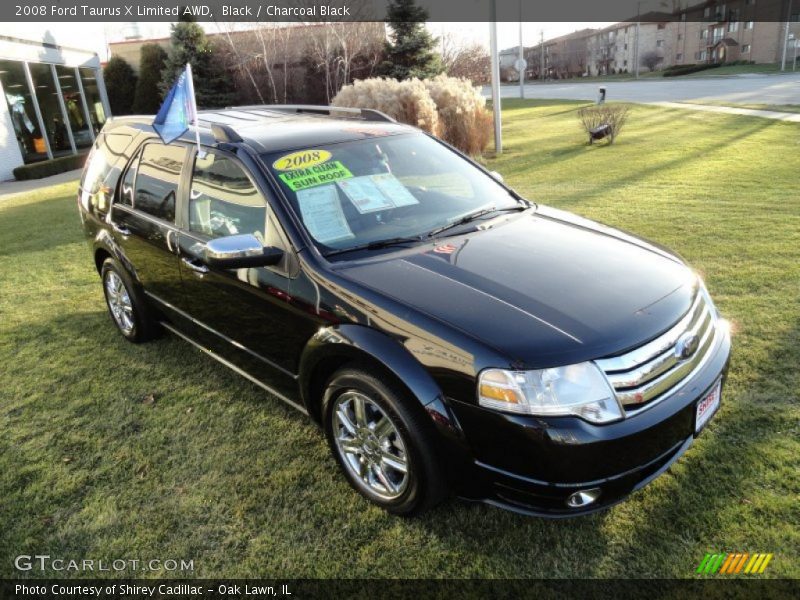 Black / Charcoal Black 2008 Ford Taurus X Limited AWD