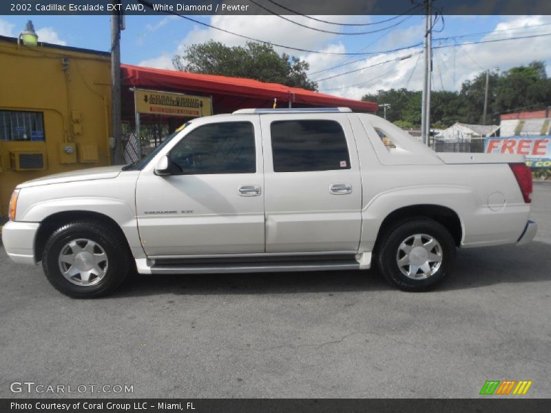 White Diamond / Pewter 2002 Cadillac Escalade EXT AWD