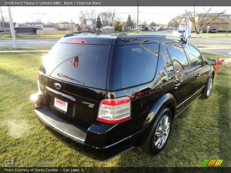Black / Charcoal Black 2008 Ford Taurus X Limited AWD