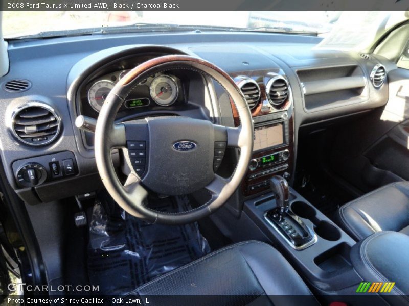 Black / Charcoal Black 2008 Ford Taurus X Limited AWD