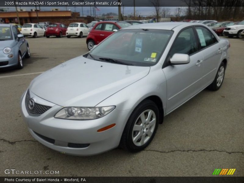 Glacier Silver Metallic / Gray 2005 Mazda MAZDA6 i Sport Sedan