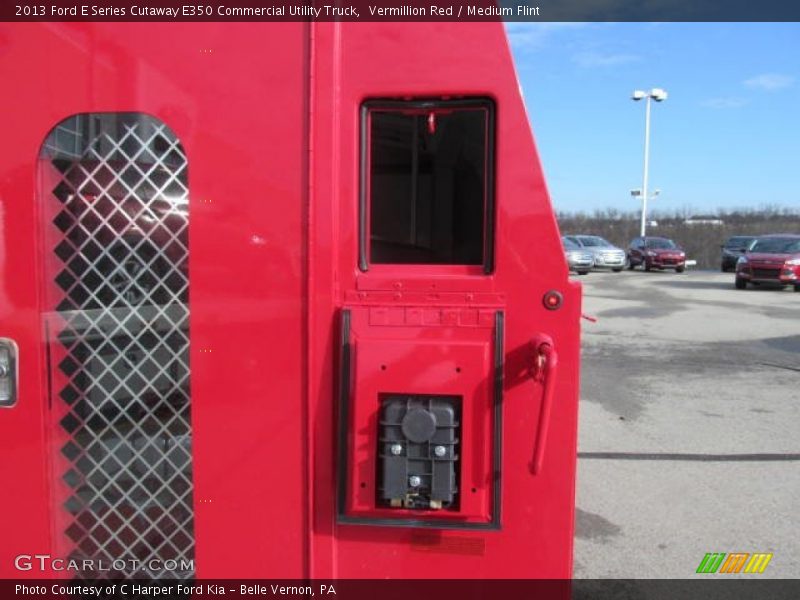 Vermillion Red / Medium Flint 2013 Ford E Series Cutaway E350 Commercial Utility Truck