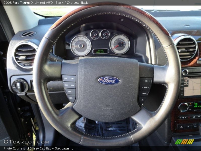 Black / Charcoal Black 2008 Ford Taurus X Limited AWD