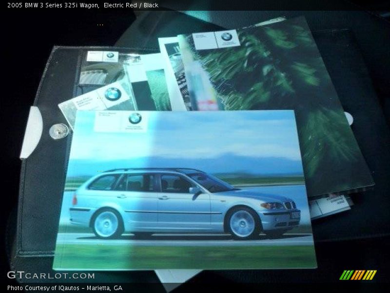 Electric Red / Black 2005 BMW 3 Series 325i Wagon