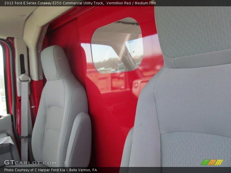 Vermillion Red / Medium Flint 2013 Ford E Series Cutaway E350 Commercial Utility Truck