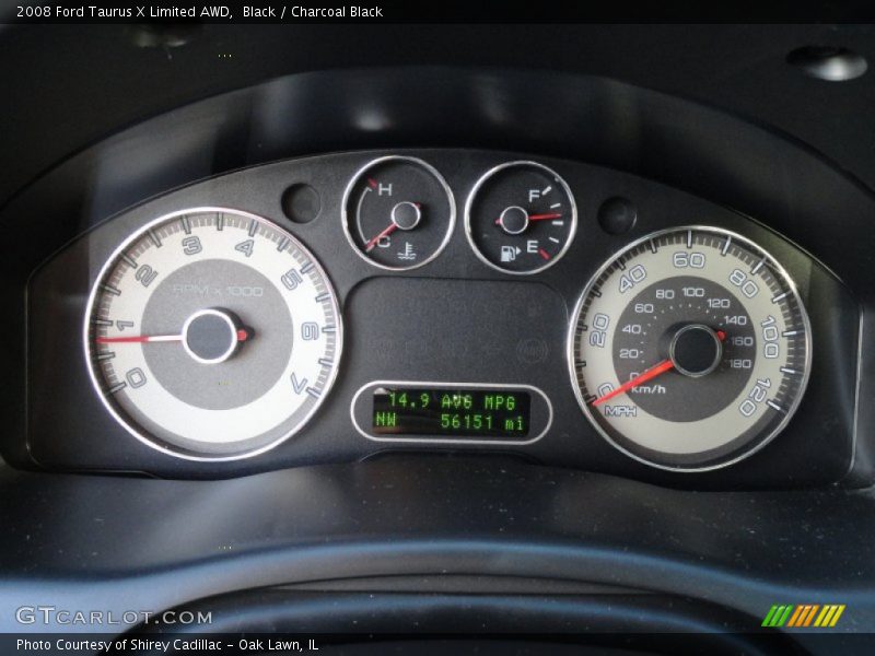 Black / Charcoal Black 2008 Ford Taurus X Limited AWD