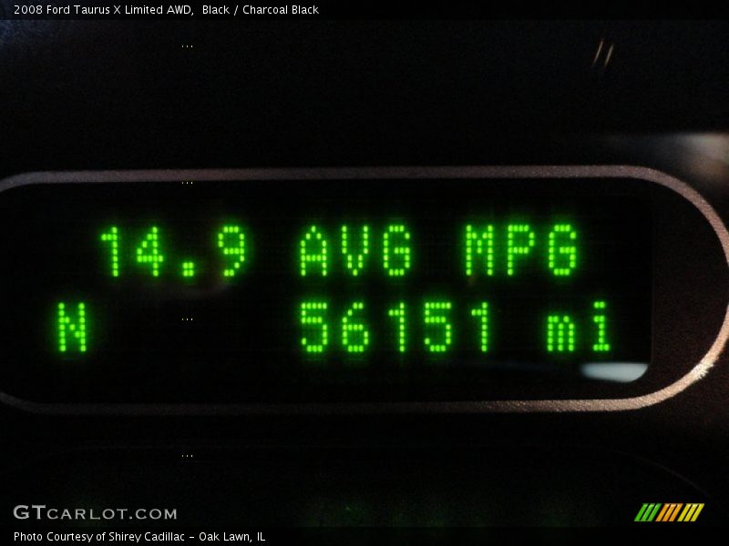 Black / Charcoal Black 2008 Ford Taurus X Limited AWD