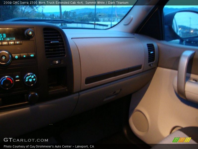 Summit White / Dark Titanium 2009 GMC Sierra 1500 Work Truck Extended Cab 4x4