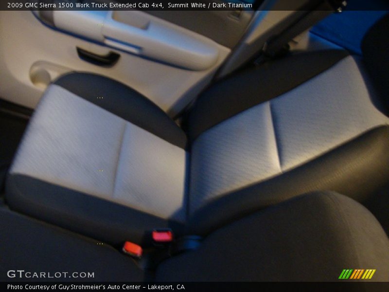 Summit White / Dark Titanium 2009 GMC Sierra 1500 Work Truck Extended Cab 4x4