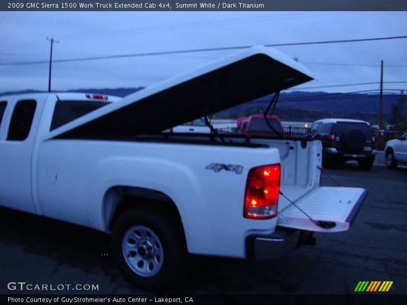 Summit White / Dark Titanium 2009 GMC Sierra 1500 Work Truck Extended Cab 4x4