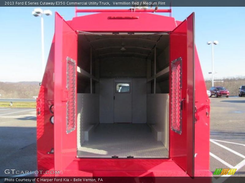Vermillion Red / Medium Flint 2013 Ford E Series Cutaway E350 Commercial Utility Truck