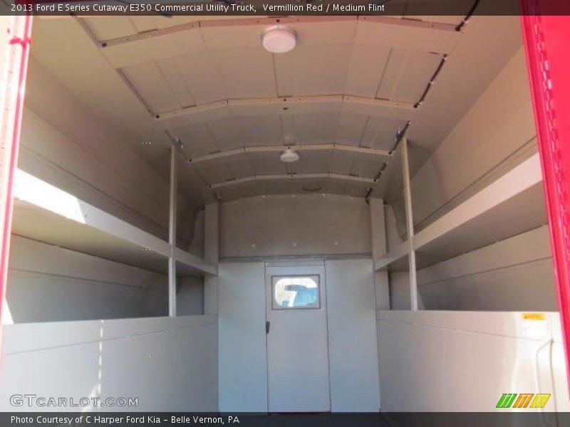 Vermillion Red / Medium Flint 2013 Ford E Series Cutaway E350 Commercial Utility Truck