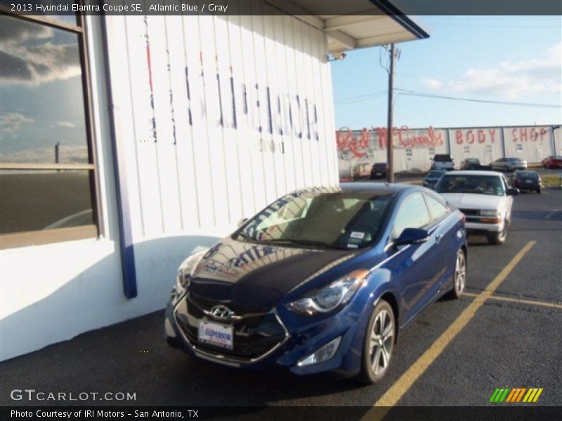 Atlantic Blue / Gray 2013 Hyundai Elantra Coupe SE