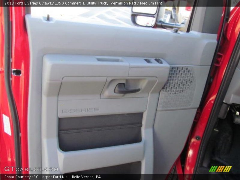 Vermillion Red / Medium Flint 2013 Ford E Series Cutaway E350 Commercial Utility Truck