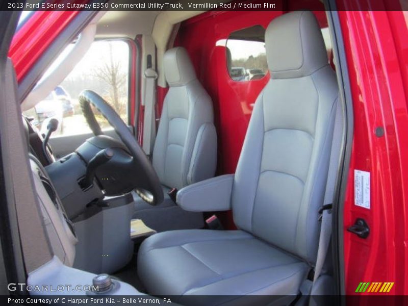  2013 E Series Cutaway E350 Commercial Utility Truck Medium Flint Interior