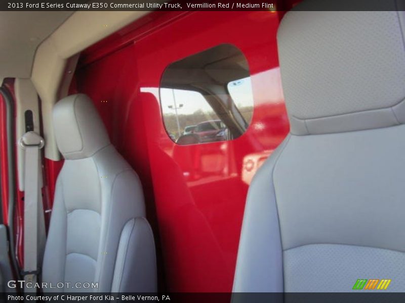 Vermillion Red / Medium Flint 2013 Ford E Series Cutaway E350 Commercial Utility Truck