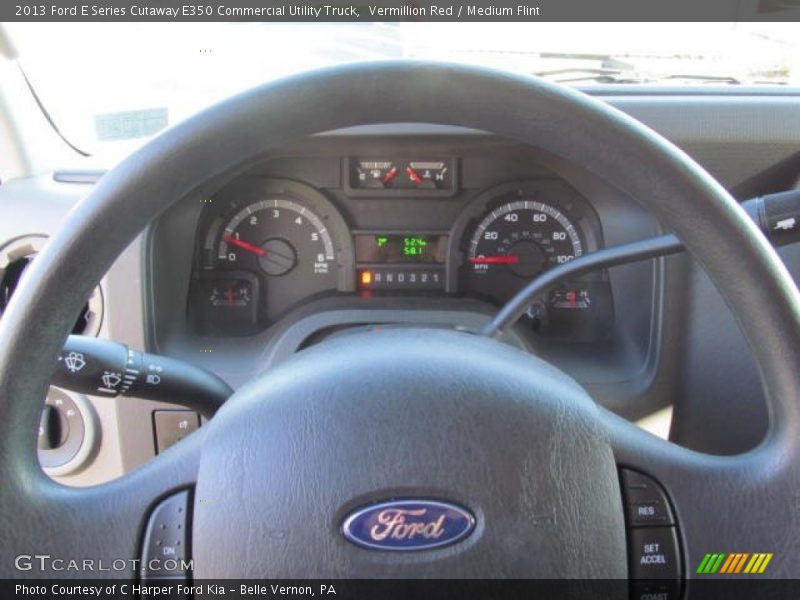  2013 E Series Cutaway E350 Commercial Utility Truck E350 Commercial Utility Truck Gauges