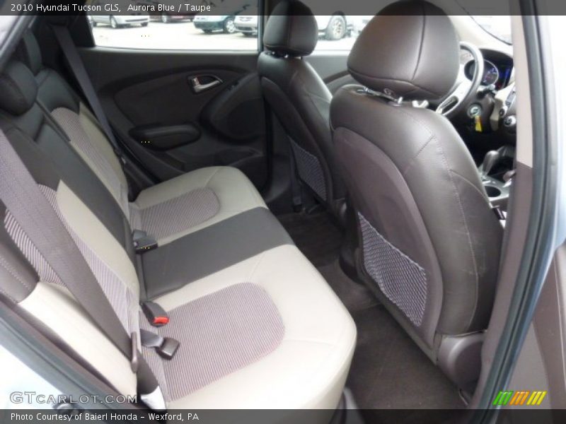 Aurora Blue / Taupe 2010 Hyundai Tucson GLS