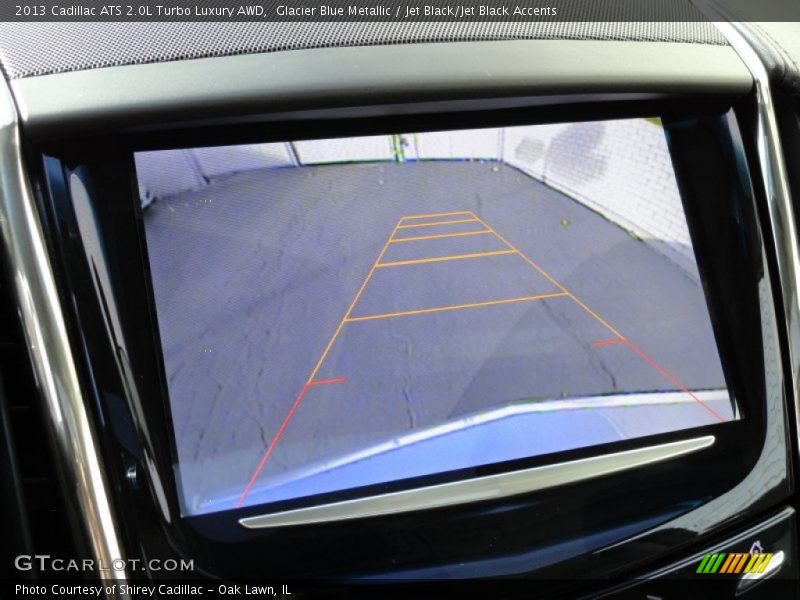 Glacier Blue Metallic / Jet Black/Jet Black Accents 2013 Cadillac ATS 2.0L Turbo Luxury AWD