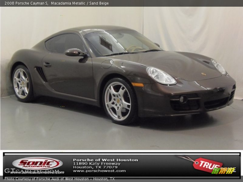 Macadamia Metallic / Sand Beige 2008 Porsche Cayman S