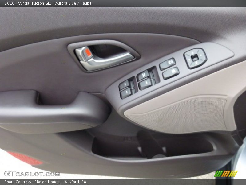 Aurora Blue / Taupe 2010 Hyundai Tucson GLS