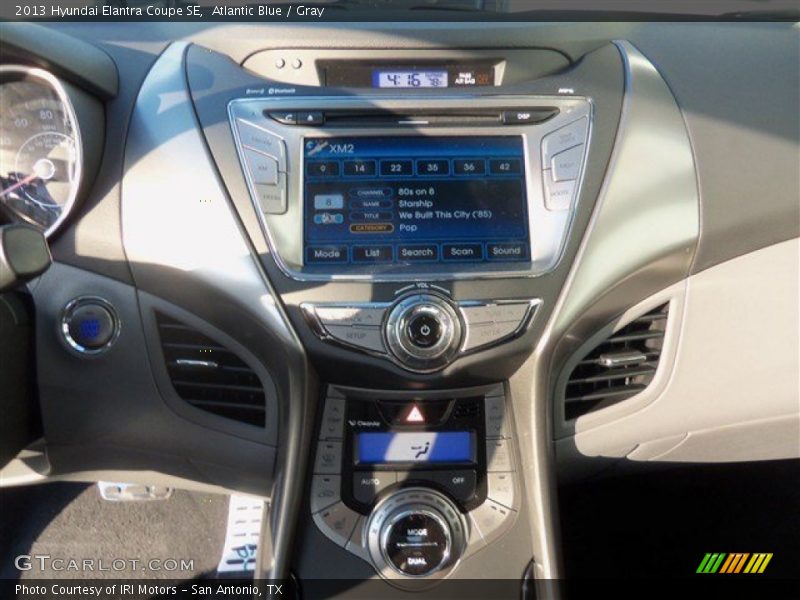 Atlantic Blue / Gray 2013 Hyundai Elantra Coupe SE