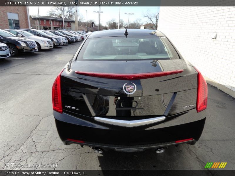 Black Raven / Jet Black/Jet Black Accents 2013 Cadillac ATS 2.0L Turbo AWD