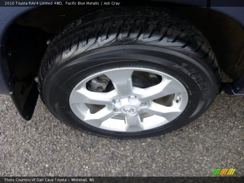 Pacific Blue Metallic / Ash Gray 2010 Toyota RAV4 Limited 4WD