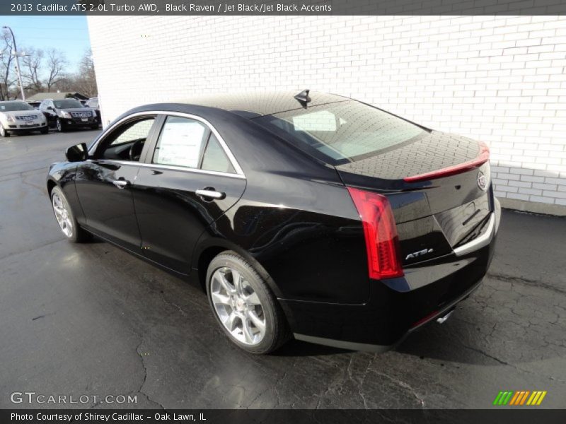 Black Raven / Jet Black/Jet Black Accents 2013 Cadillac ATS 2.0L Turbo AWD