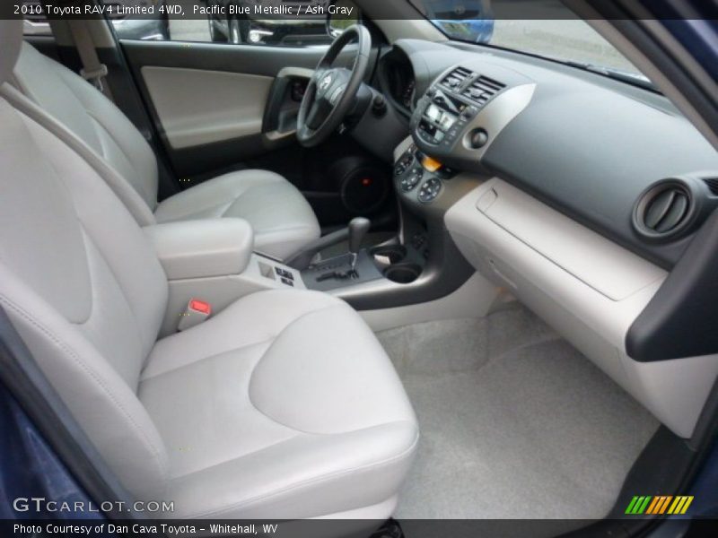 Pacific Blue Metallic / Ash Gray 2010 Toyota RAV4 Limited 4WD