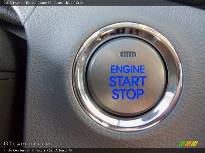 Atlantic Blue / Gray 2013 Hyundai Elantra Coupe SE