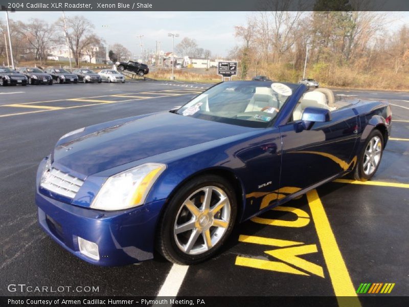Xenon Blue / Shale 2004 Cadillac XLR Roadster