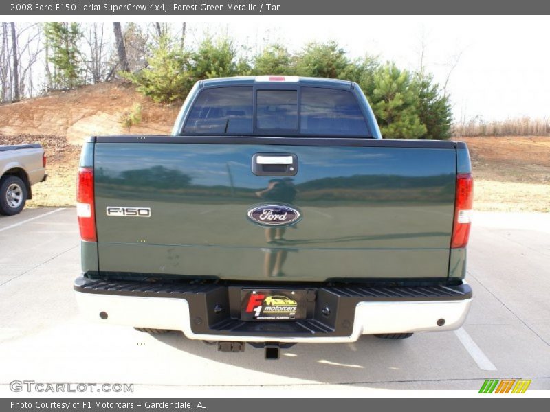 Forest Green Metallic / Tan 2008 Ford F150 Lariat SuperCrew 4x4