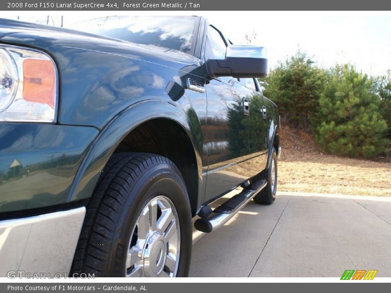 Forest Green Metallic / Tan 2008 Ford F150 Lariat SuperCrew 4x4