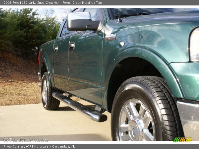 Forest Green Metallic / Tan 2008 Ford F150 Lariat SuperCrew 4x4