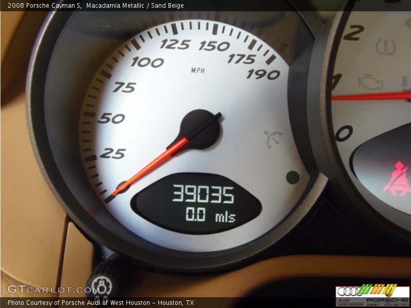 Macadamia Metallic / Sand Beige 2008 Porsche Cayman S