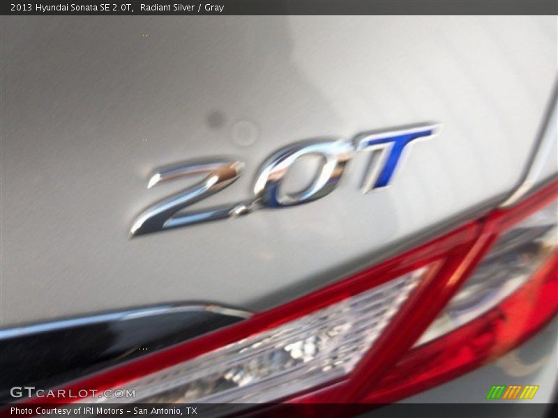 Radiant Silver / Gray 2013 Hyundai Sonata SE 2.0T