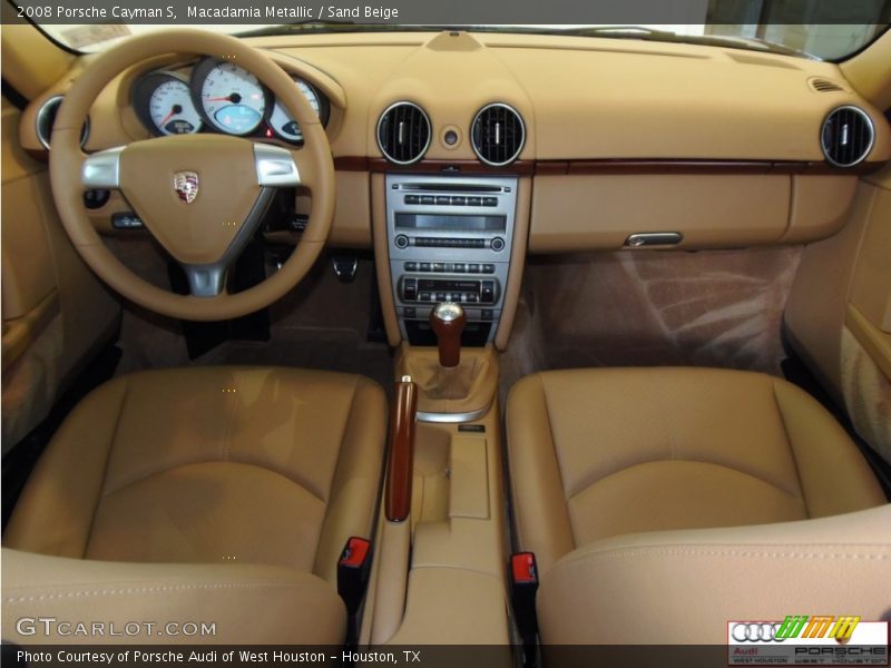 Macadamia Metallic / Sand Beige 2008 Porsche Cayman S