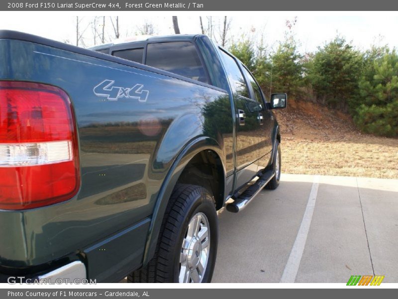 Forest Green Metallic / Tan 2008 Ford F150 Lariat SuperCrew 4x4