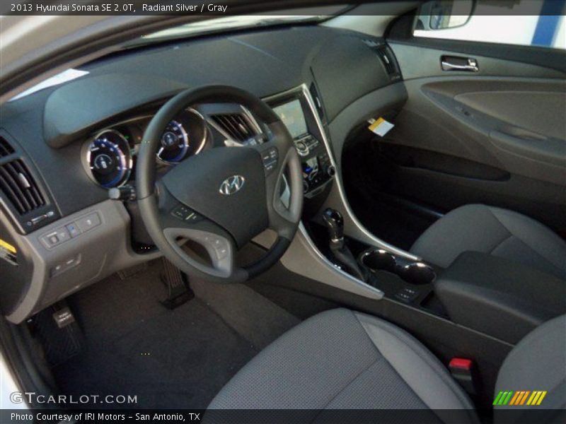 Radiant Silver / Gray 2013 Hyundai Sonata SE 2.0T