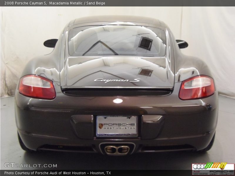 Macadamia Metallic / Sand Beige 2008 Porsche Cayman S
