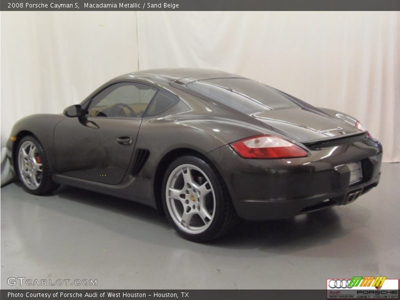 Macadamia Metallic / Sand Beige 2008 Porsche Cayman S