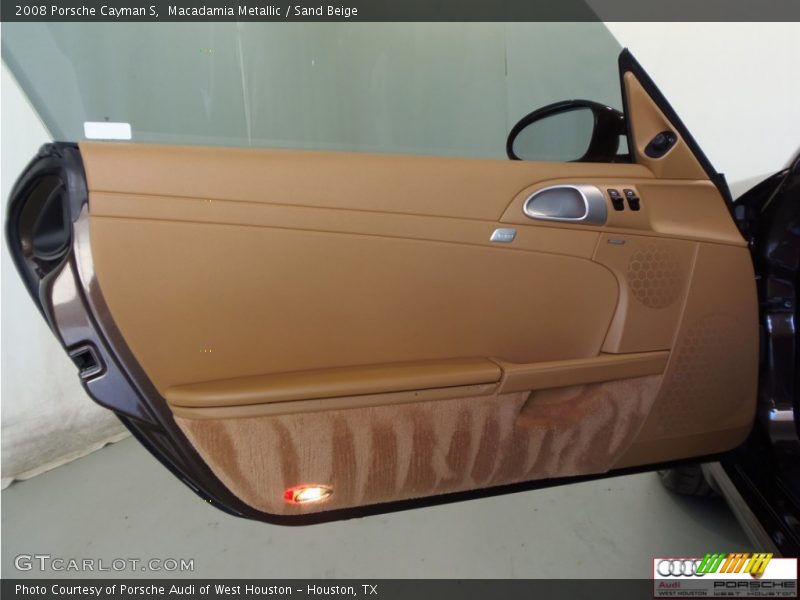 Macadamia Metallic / Sand Beige 2008 Porsche Cayman S