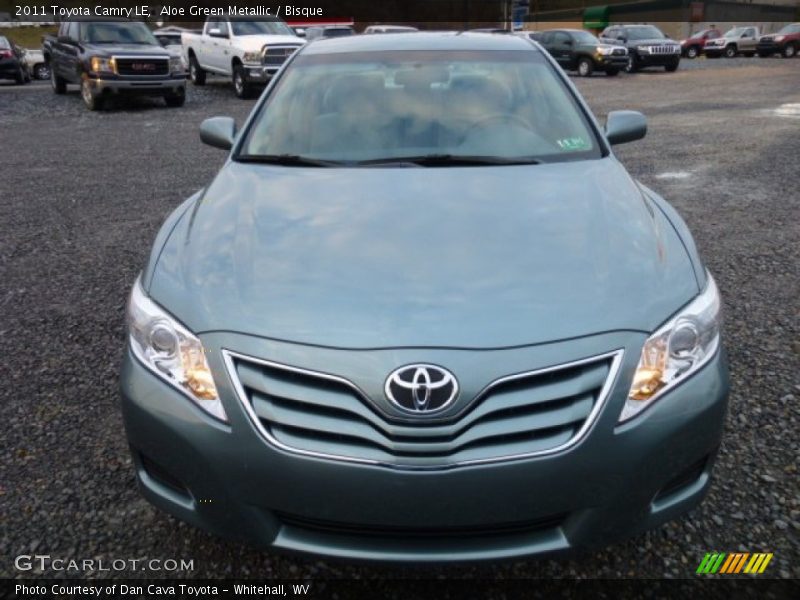 Aloe Green Metallic / Bisque 2011 Toyota Camry LE