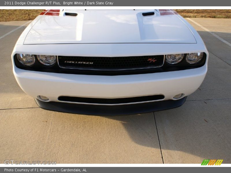 Bright White / Dark Slate Gray 2011 Dodge Challenger R/T Plus