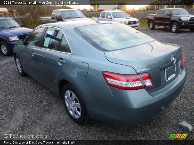 Aloe Green Metallic / Bisque 2011 Toyota Camry LE
