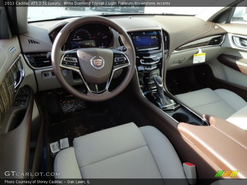 Light Platinum/Brownstone Accents Interior - 2013 ATS 2.5L Luxury 